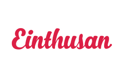 Einthusan streaming bollywood and south indian movies, logo in pink